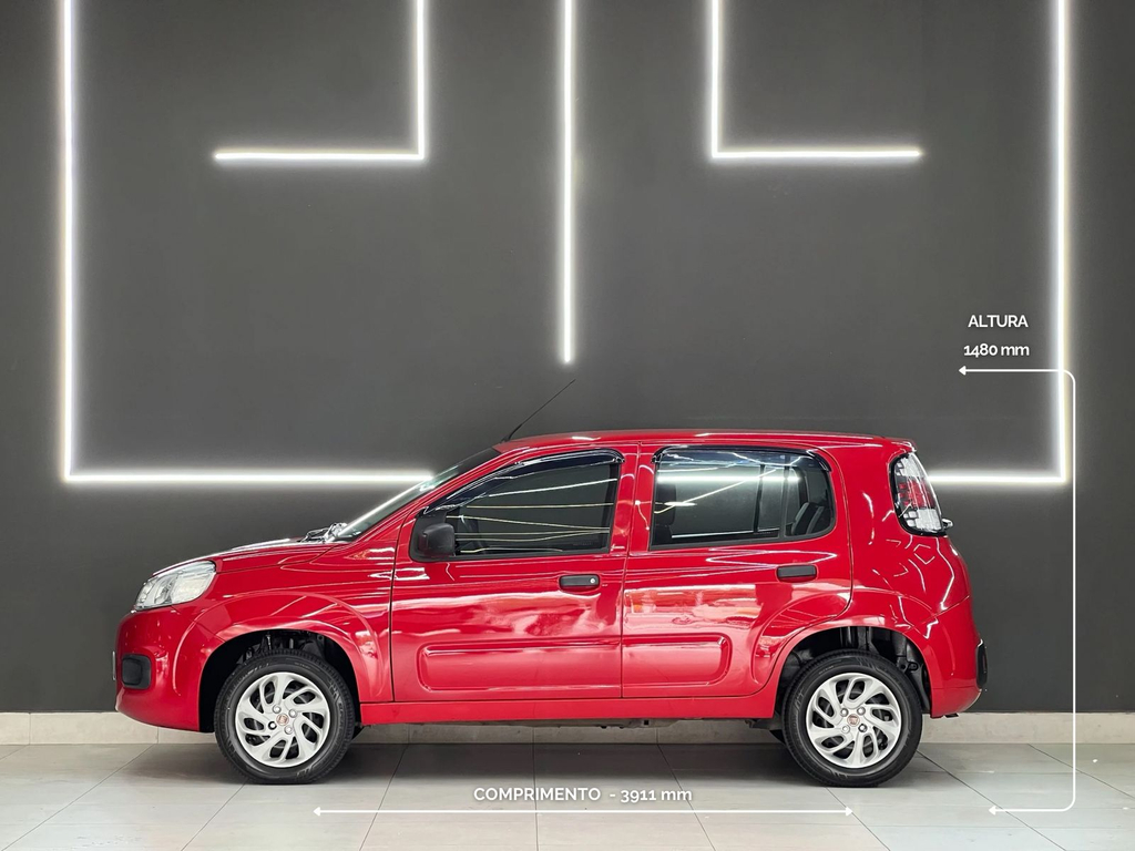 Fiat Uno Vermelho