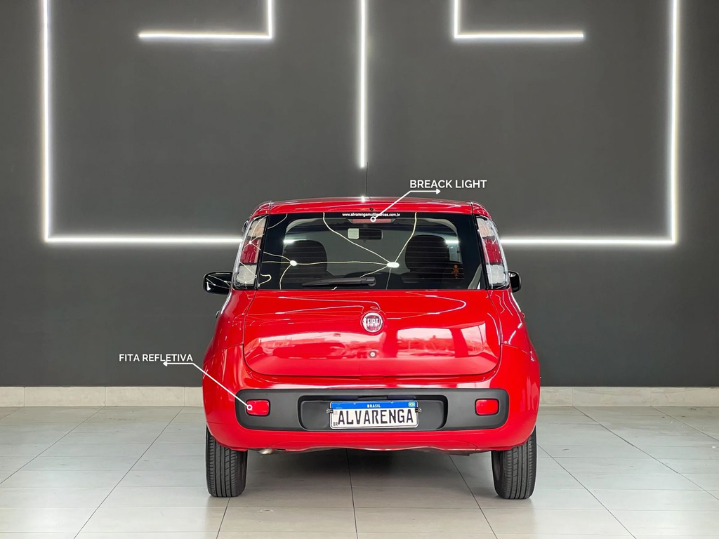 Fiat Uno Vermelho