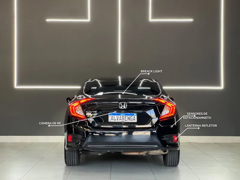 Honda Civic Sedan Preto