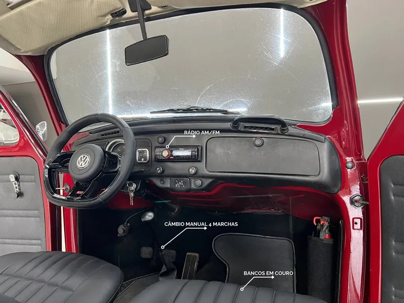 Volkswagen Fusca Vermelho