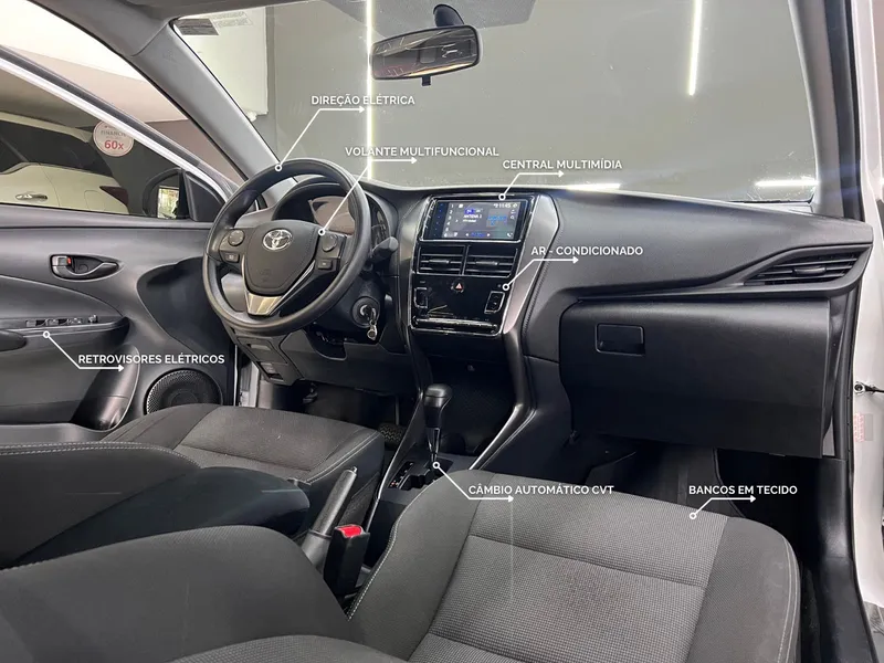 Toyota Yaris Sedan Branco