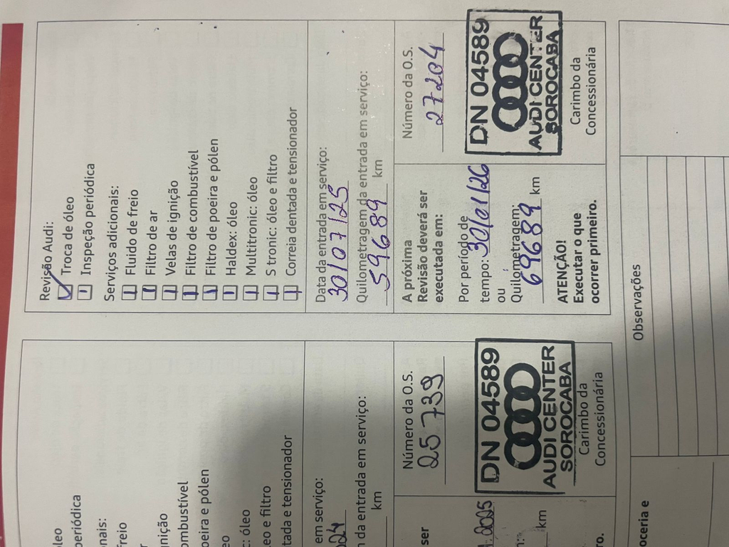 Audi A1 Vermelho