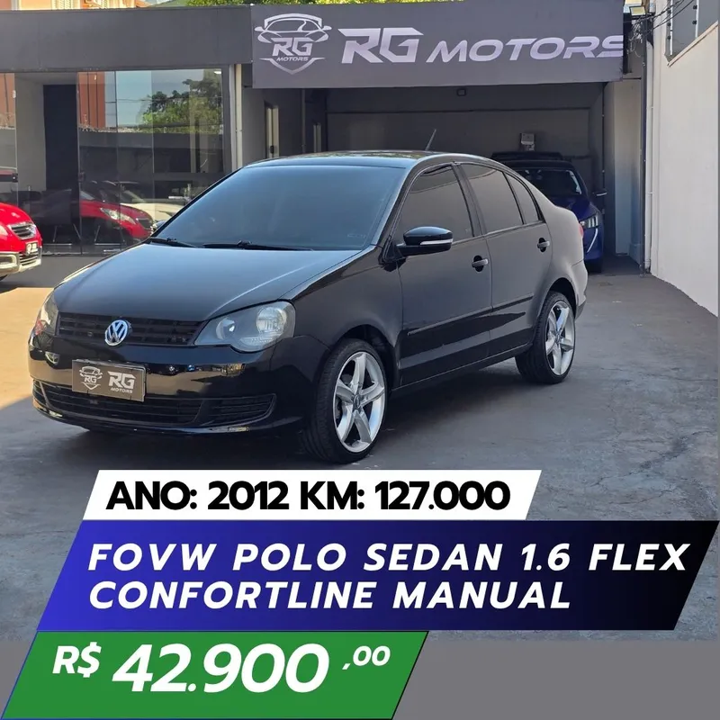 Volkswagen Polo Sedan Preto