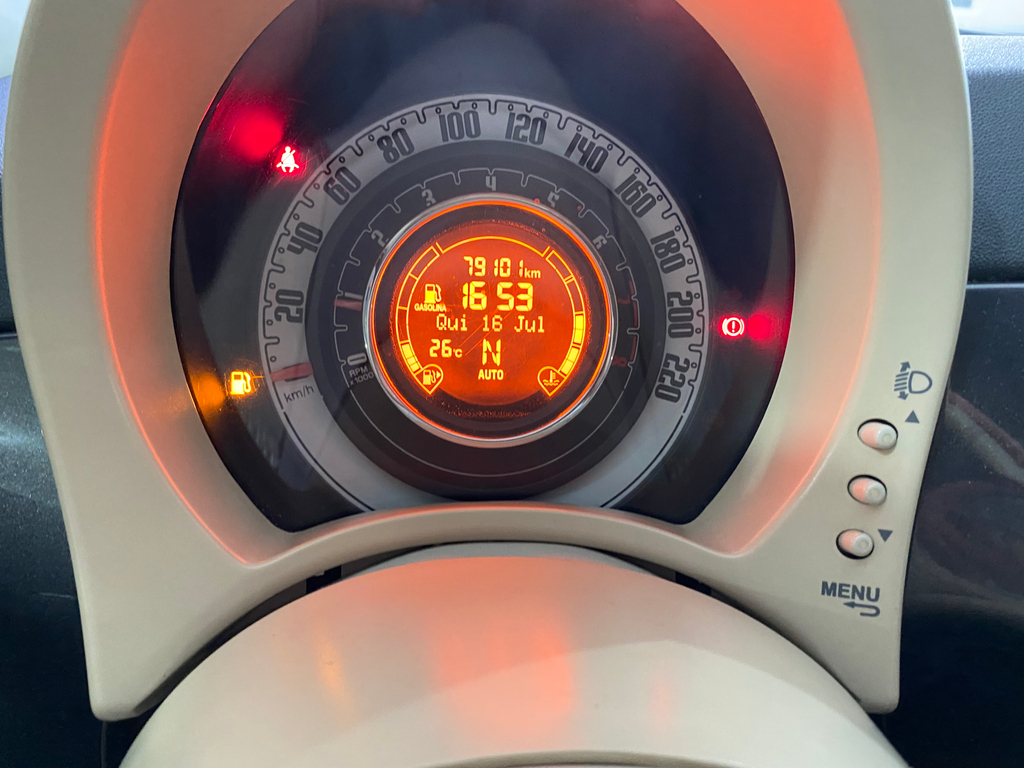 Fiat 500 Cinza