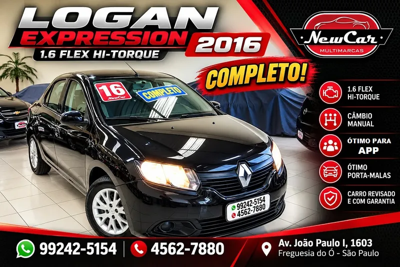Renault Logan Preto