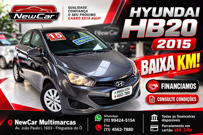 Hyundai HB20 Cinza