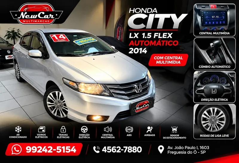 Honda City Prata