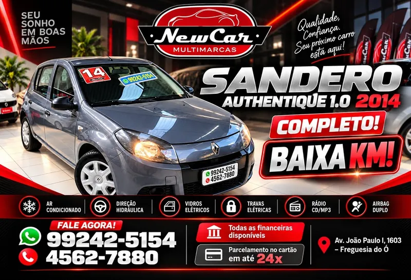 Renault Sandero Cinza