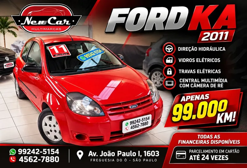 Ford Ka Vermelho