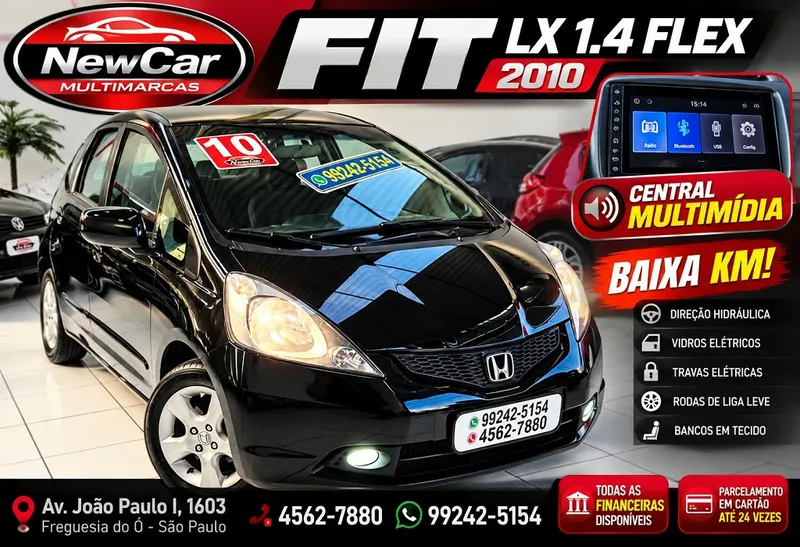 Honda Fit Preto