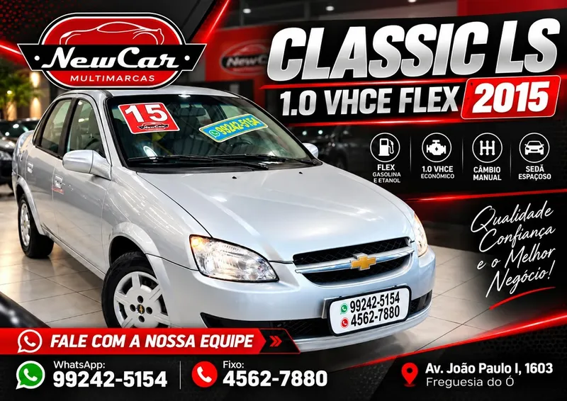 Chevrolet Classic Prata